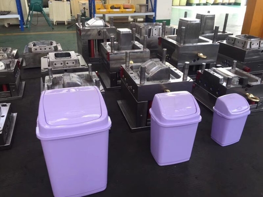 Tek Kavite Plastik Çöp Otomatik Enjeksiyon Makinesi Yüksek Hassasiyetli Kalıp Özelleştirme