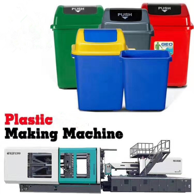 Plastik Çöp Can Servo Motorlu Plastik Kalıp Makinesi 580 Ton Yapabilir