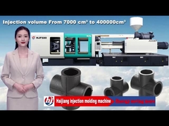 530 ton düşük hacimli enjeksiyon kalıplama makinesi / PVC boru montajı için plastik kalıplama makinesi