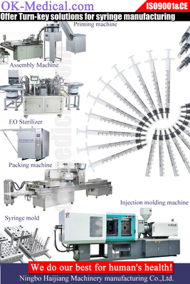 50/60HZ CE/ISO sertifikalı şırınga yapım makinesi 7 ton kapasite ile